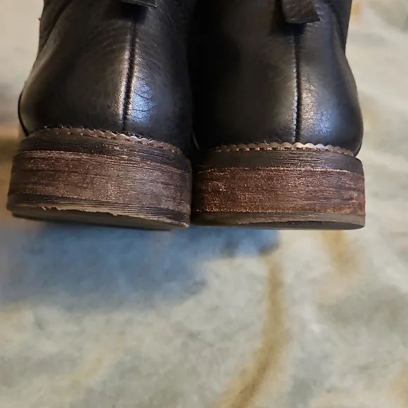 Franco Sarto Hyla Bootie in Black Leather - Picture 7 of 9